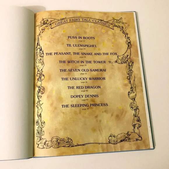 Vtg Great Fairy  Tale Classics The Story of Puss in Boots and Other Tales Book - Picture 9 of 16